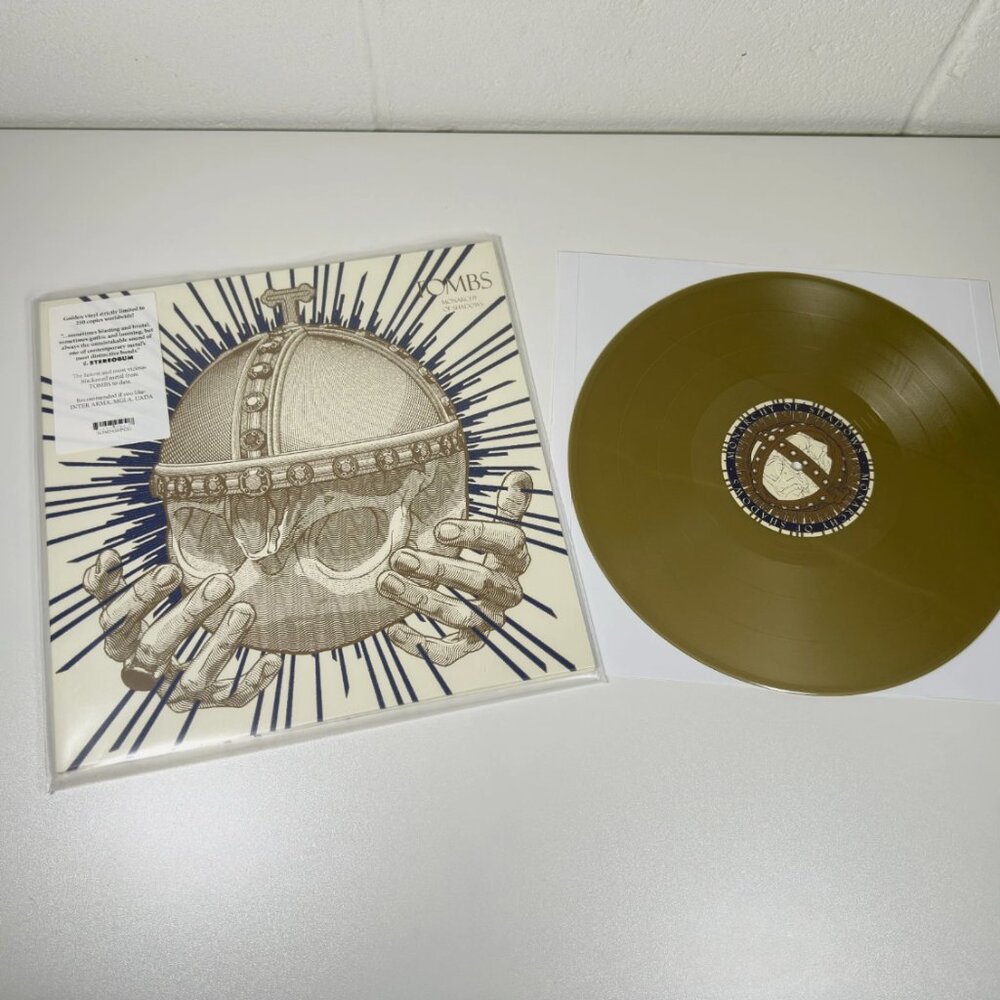 Monarchy of Shadows by Tombs Limited Edition Gold Vinyl LP